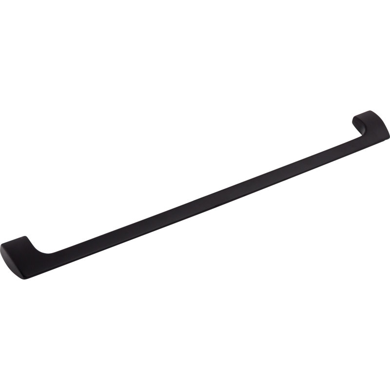 Holland Bar pull, Flat Black, 12" Center to Center