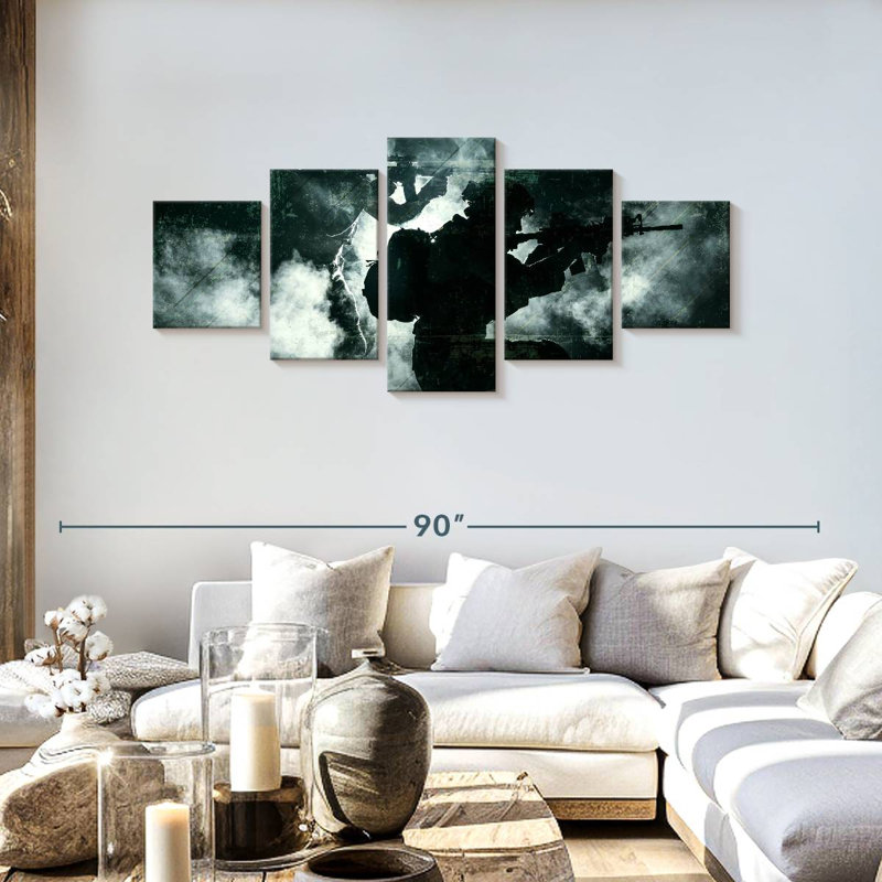 Soldier, 30" H x 68" W