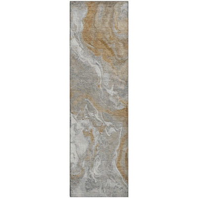 Premium Machine Washable Strinko AMF1682 Abstract Rug