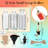 12 Sets Glass Coffee Syrup Bottles Simple Syrup Dispenser Bottles With Pourers Dust Lids Labels And Funnel Coffee Bar Accessories Glass Dispenser(Basic Style)