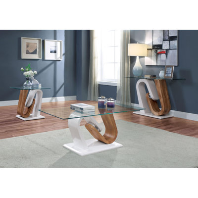 Tolzmann Glass Top Single Coffee Table