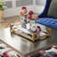Plateau rectangulaire en miroir