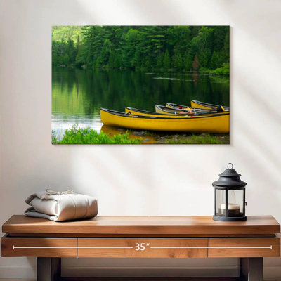 Canots de Senne, lac jaune