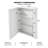 Cormarion Surface Mount Frameless Medicine Cabinet with Mirror and 2 Shelves and LED ligthing-49736684-48968521