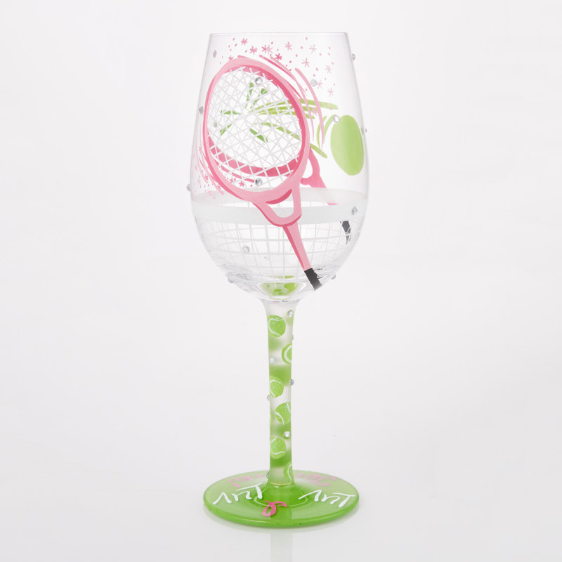 Verre à vin Lolita I Luv Luv Tennis Barbie