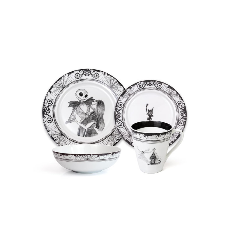 Piece Ceramic Dinnerware Set - Service for 4
