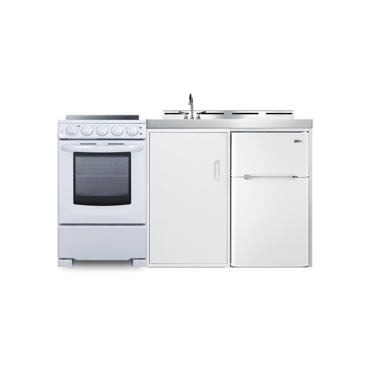 Summit Appliance 30 in. Compact Kitchen in White, White