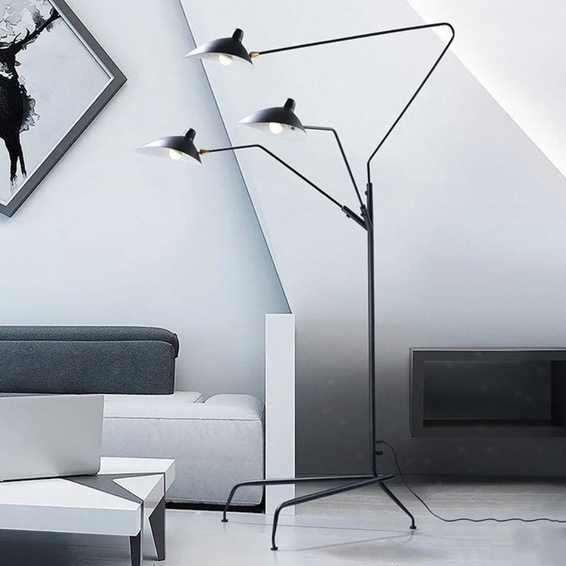 76'' Powder Coated Tree Floor Lamp