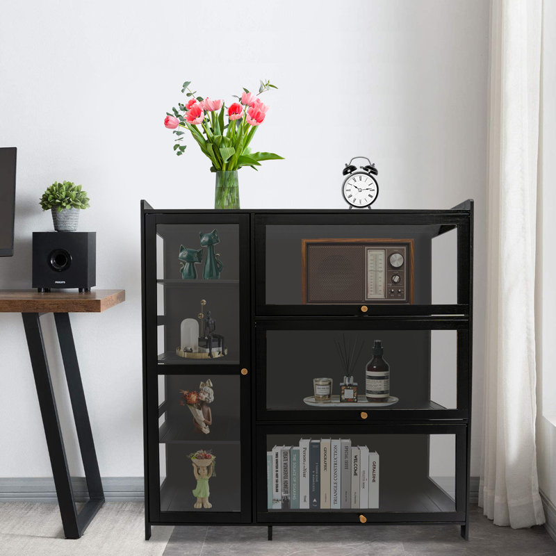 Kitchen Storage Stand Cupboard With Acrylic Door