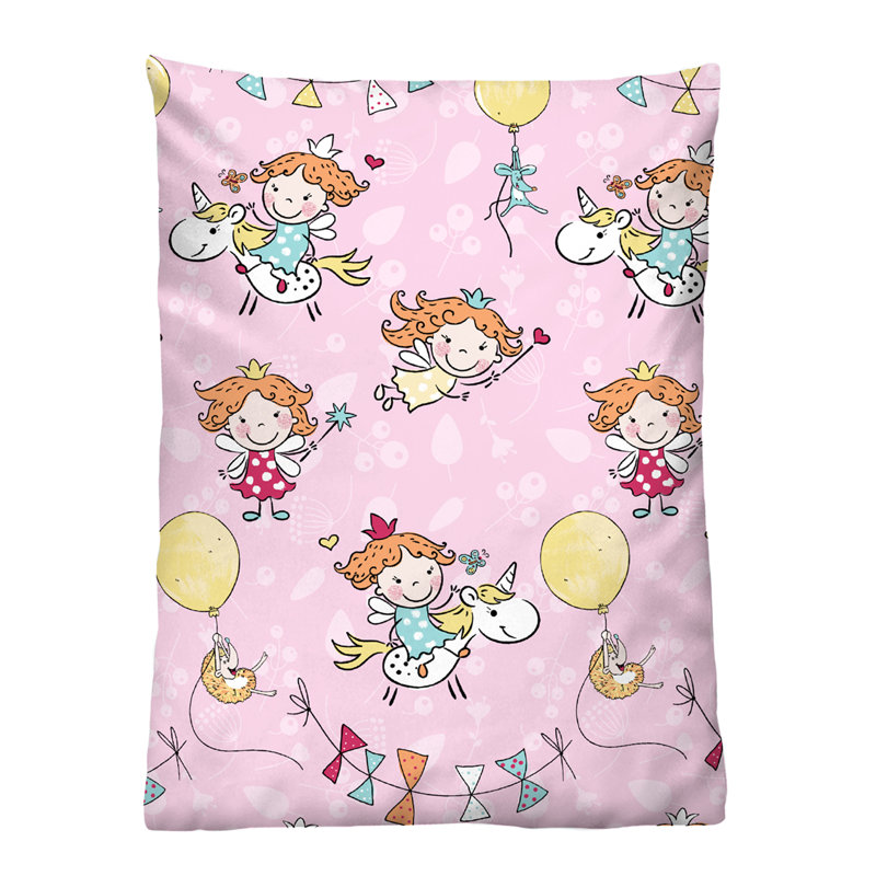 Rose Flannel 32 TC Duvet Cover Set