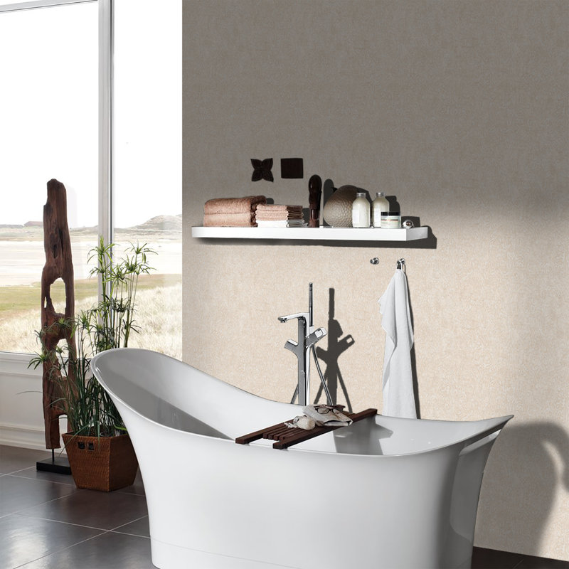 Rouleau de papier peint classique l 33 pi x l 21 po Henline, Beige / Crème