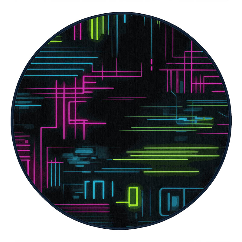 Prism Fade Rug, Round 6'