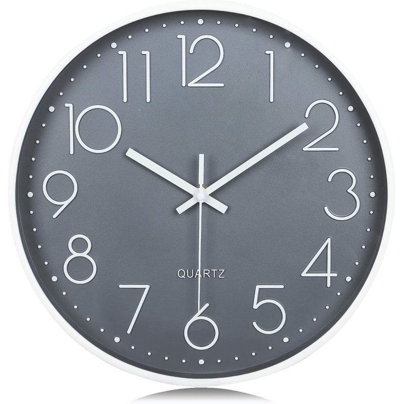 Wall Clock, Grey