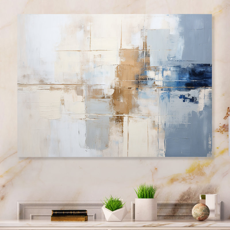 - Abstract Metal Wall Art Prints, 34" H x 44" W x 1.5" D