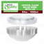  64Oz Clear Salad Bowls With Lids And Fork - For Lunch, Salads, Fruits, And Meal Prep (100)