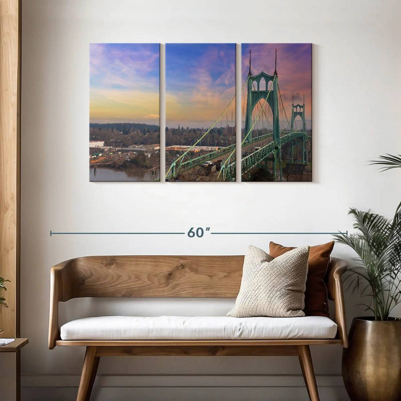 Lilie St Johns Bridge, Oregon, H 28 po x l 45 po