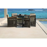 Horizon Outdoor 5 - Piece Dining Set with Cushions