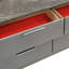 Commode 6 tiroirs Oniskey - gris