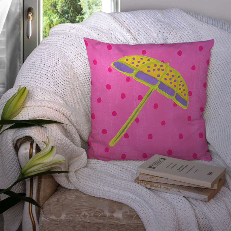 Coussin intérieur extérieur Beach Umbrella, Rose