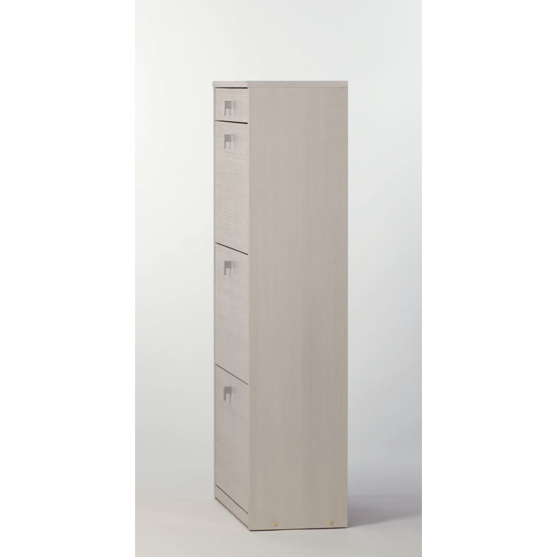 15 Pair Shoe Storage Cabinet, Clear Pine
