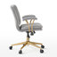 Adena, fauteuil de bureau pivotant en velours-1184829769