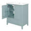 Meuble-lavabo multifonctionnel avec portes et tiroir-1666394986