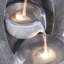 Floor Fountain with Lights