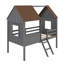  Lit mezzanine simple en bois Alexsander