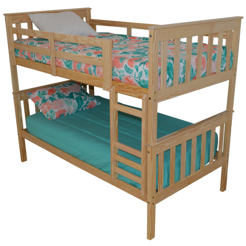 Oakledge Kids Twin Bunk Bed, Unfinished