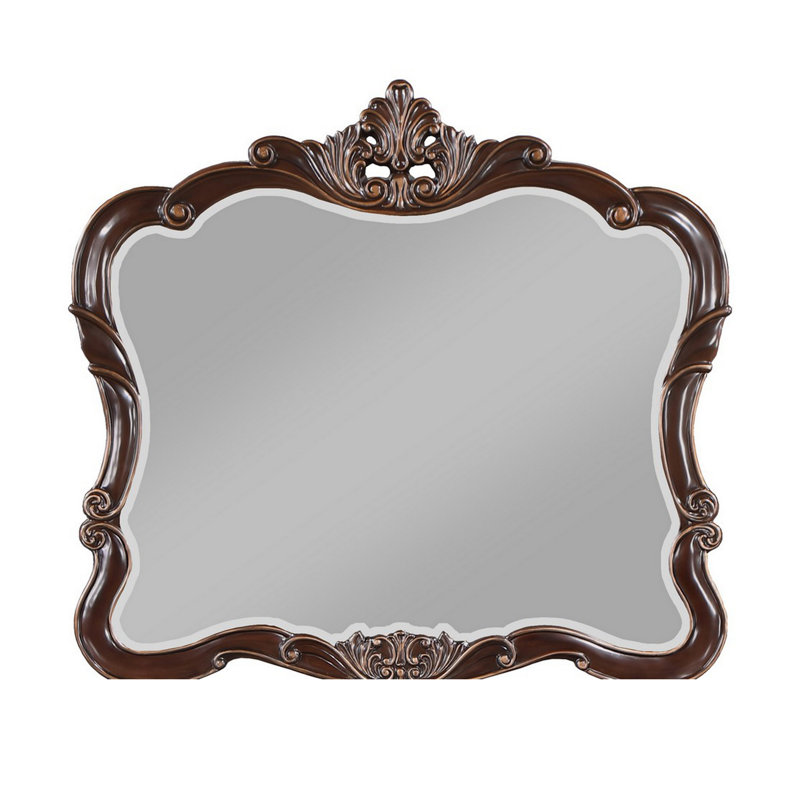 Leon Solid Wood Rectangle Mirror