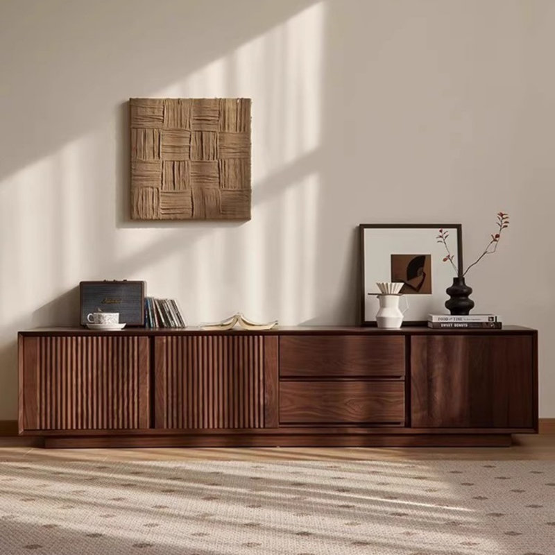 Meuble télé minimaliste et créatif, H 17,72 po x L 78,74 po x l 15,75 po
