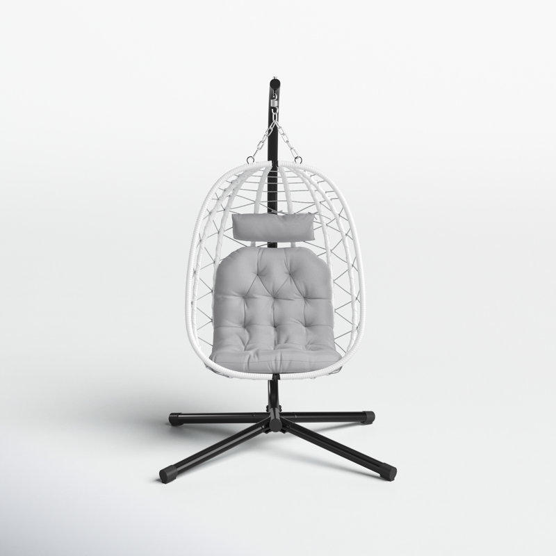 Alexei Swing Chair with Stand, French Grey