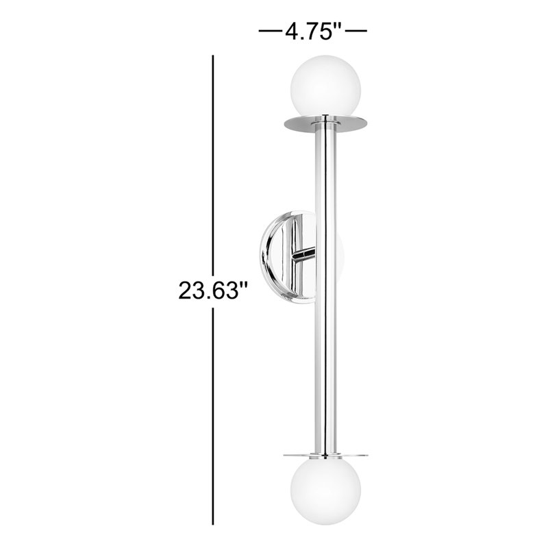 Nodes 2 - Light Up & Downlight, Polished Nickel