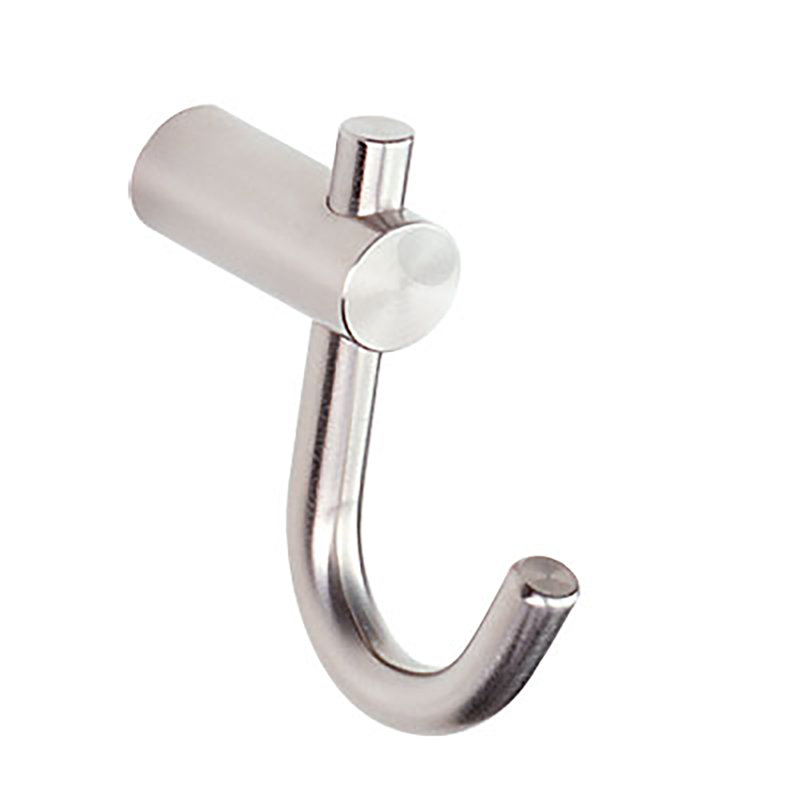 Single Robe Hook, Satin Stainless Steel