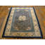 Antique Peking Chinese Medallion Ivory 1900s Rug
