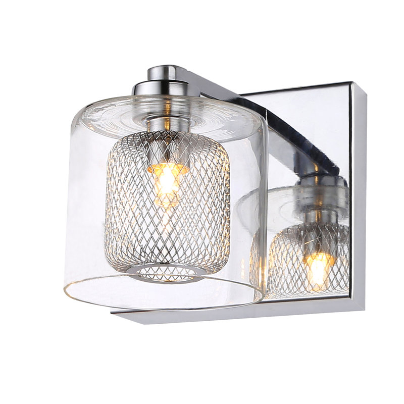 Trabelsi 1-Light Chrome Wall Sconce
