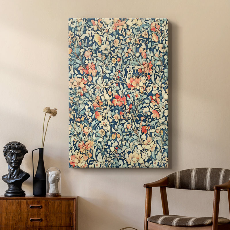 WM MORRIS Series DCCCXCVI  -Premium Gallery Wrapped Canvas -Ready to Hang, H 27 po x l 18 po