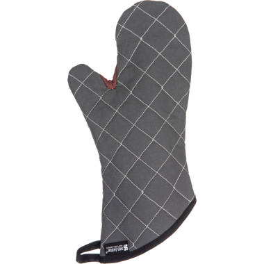 KitchenAid Albany Cotton Charcoal Grey Oven Mitt Set (2-Pack)