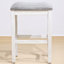 Comptoir 3 pièces, conception rustique, assemblage facile, bois massif +, plateau blanc délavé, tabourets confortables, tablettes latérales, rangement intégré, assemblage rapide avec style moderne, construction, installation,
