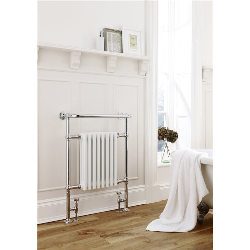 Clifton Heated Towel Rails, 94.5cm H x 67.5cm W x 5.5cm D