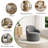 Modern Upholstered Swivel Barrel Chair with Washable Detachable Cover-1533471497