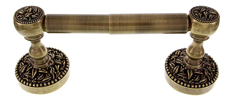 San Michele Wall Mounted Toilet Paper Holder, Antique Brass