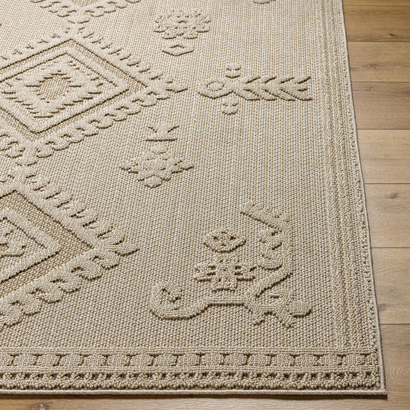 Oriental Indoor / Outdoor Rug, Runner 2'7" x 7'3"