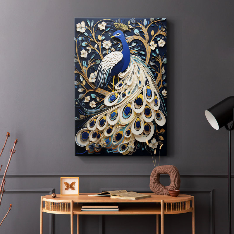 ANIMALS Series CCXII - Toile tendue avec châssis Premium - Prêt à être accroché, H 18 po x l 12 po