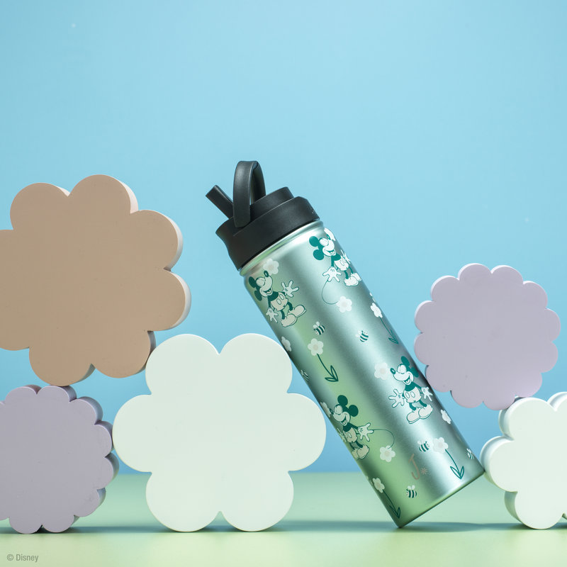 Bouteille d'eau rétro en acier inoxydable Disney