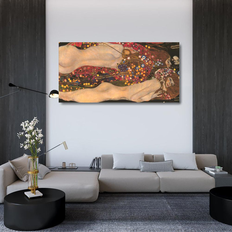 Sea Serpents VI, 24" H x 48" W