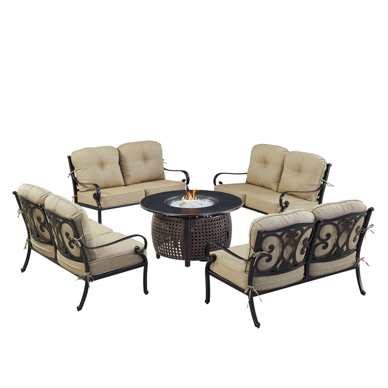Hahn Outdoor 6 - Piece Conversation Set