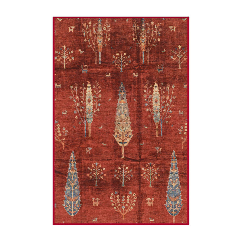 Abstract Indoor Rug, Rectangle 6' x 9'