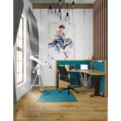 'Ballerina' by Alexander Gunin, Canvas Wall Art