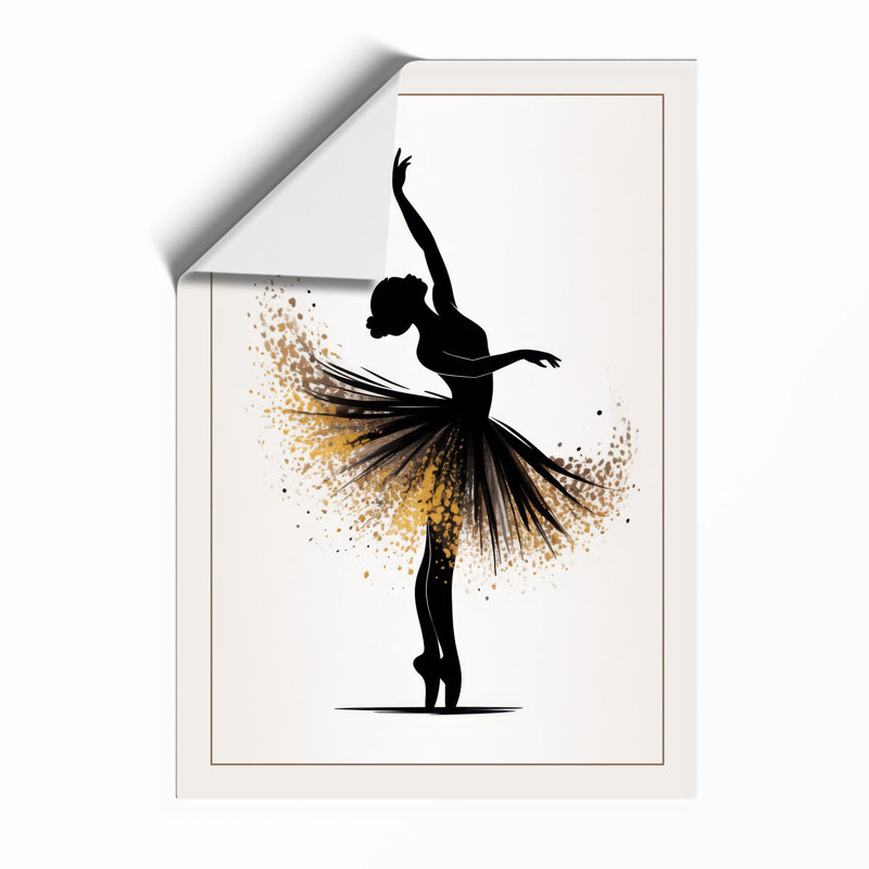 Dancer in Motion Modern - Framed Print, Unframed, A1 - 84.1 x 59.4 cm